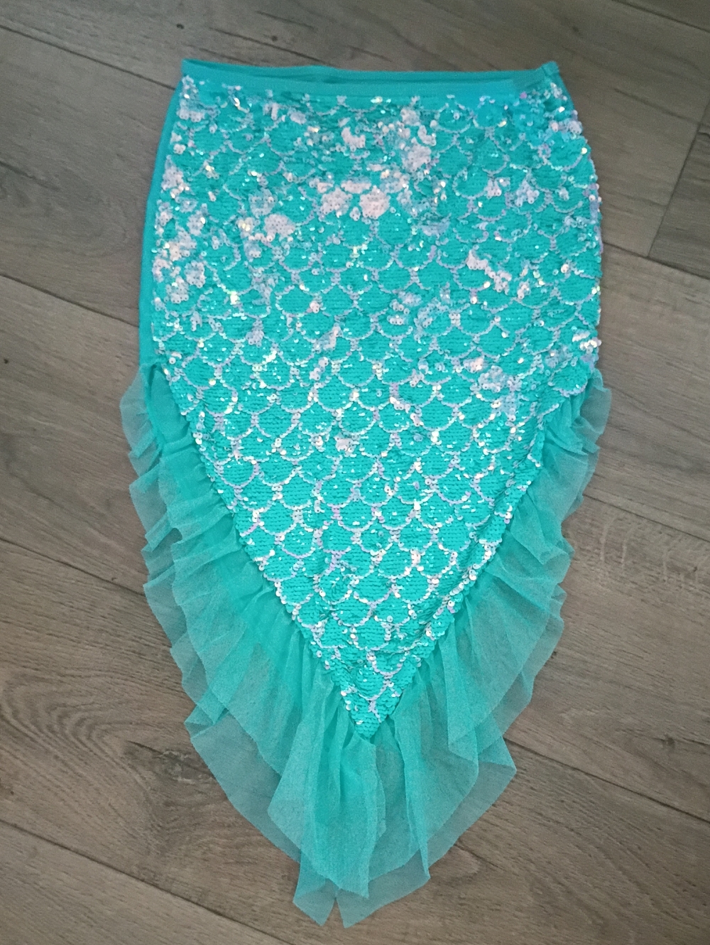 Stunning Mermaid Skirt Reversible Sequins Perfect For Pool/Seaside Or Costume